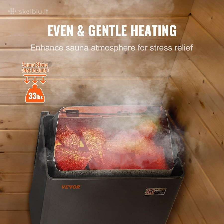 8kw elektrinė pirties krosnelė su valdymu - nuotraukos Nr. 5