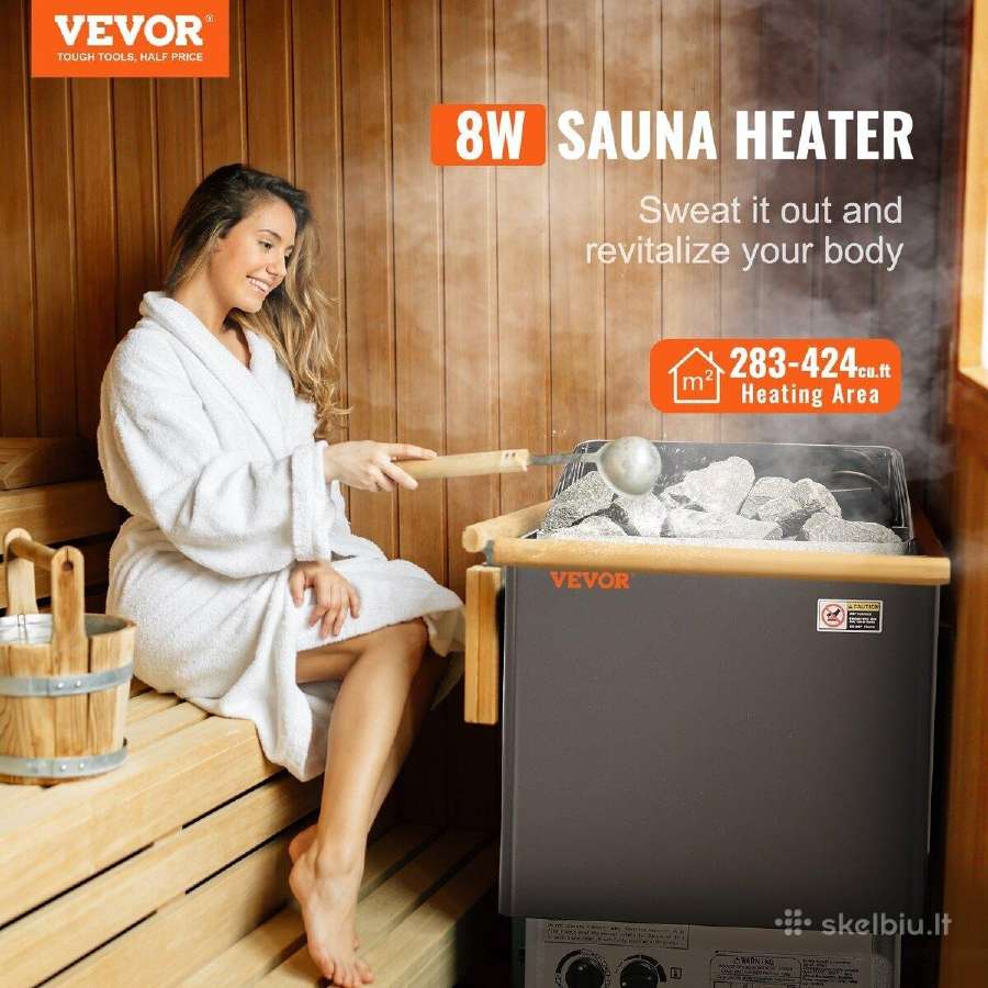 8kw elektrinė pirties krosnelė su valdymu - nuotraukos Nr. 8