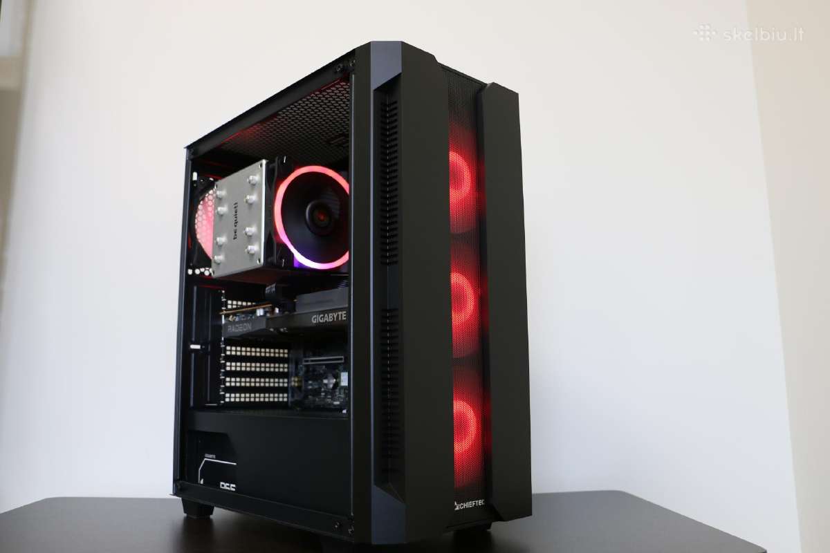 Žaidimų kompiuteris - i5 8600k - Rx6600 8gb - 16g - nuotraukos Nr. 6
