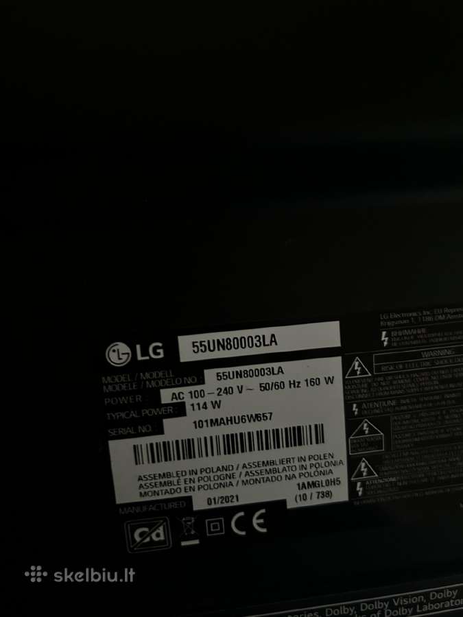 Televizorius LG 55un80003la - nuotraukos Nr. 2
