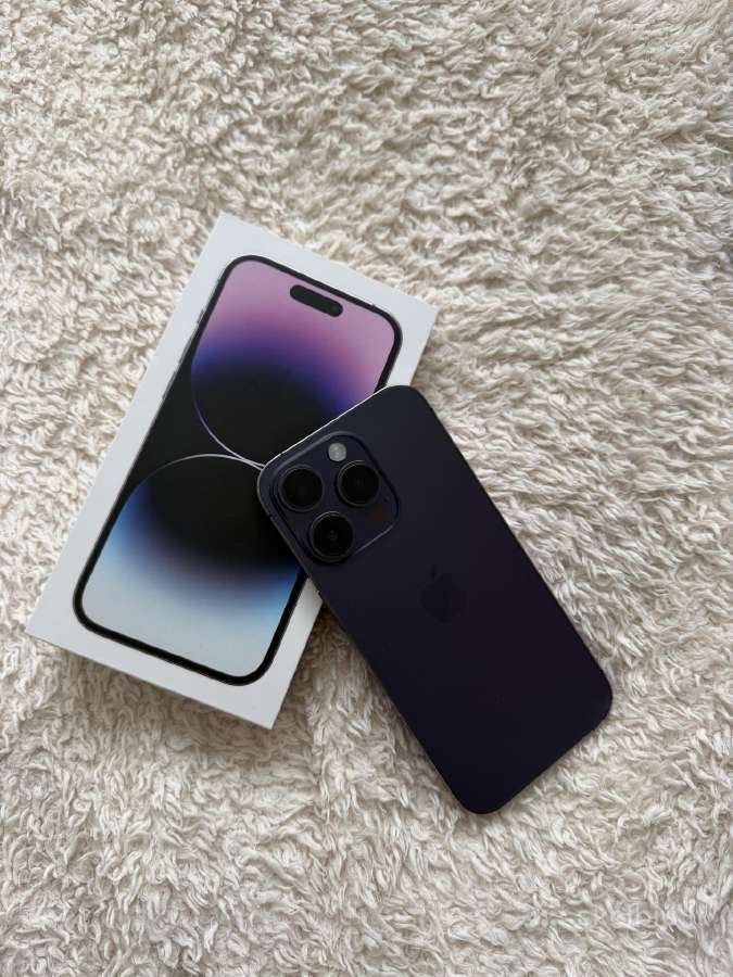 iPhone 14 Pro, 256gb, Deep Purple. - nuotraukos Nr. 2