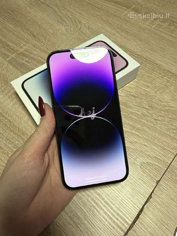 iPhone 14 Pro, 256gb, Deep Purple. - nuotraukos Nr. 9