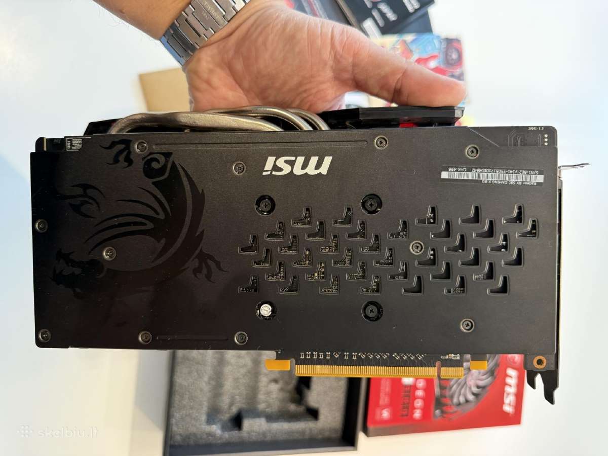 Msi Radeon Rx 580 Gaming X 8gb Gddr5 - nuotraukos Nr. 3