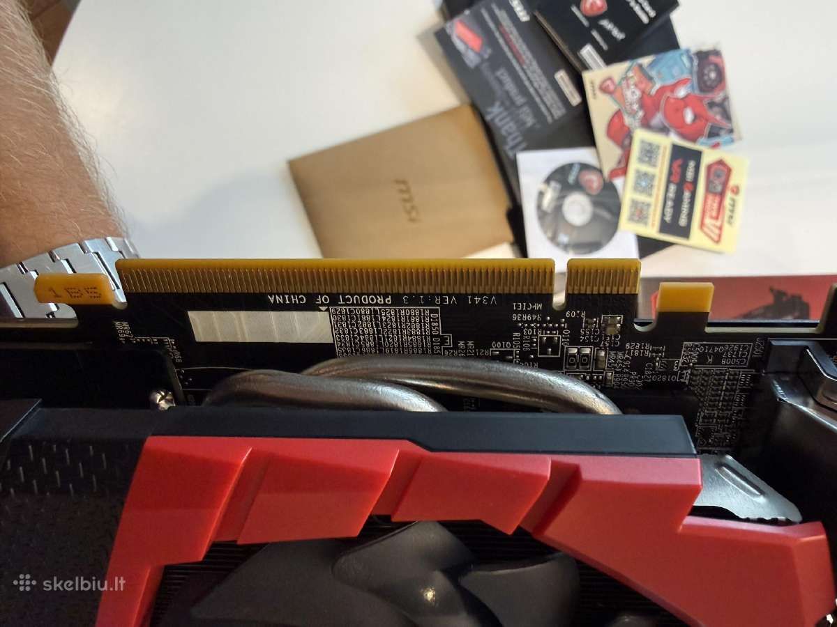 Msi Radeon Rx 580 Gaming X 8gb Gddr5 - nuotraukos Nr. 4