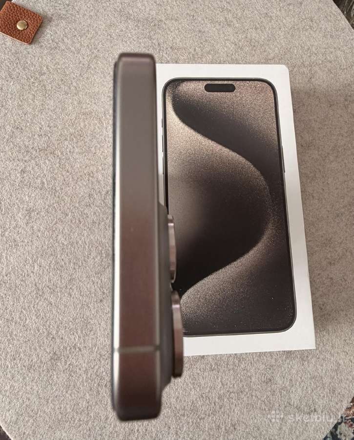 iPhone 15 Pro Max Natural Titanium 256gb - nuotraukos Nr. 5