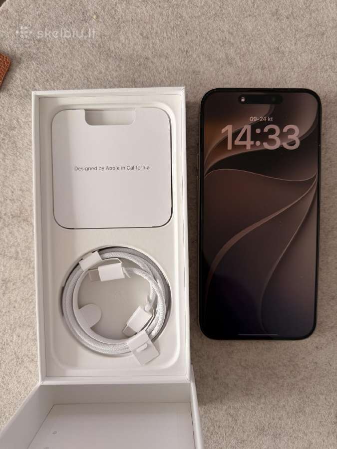 iPhone 15 Pro Max Natural Titanium 256gb - nuotraukos Nr. 11