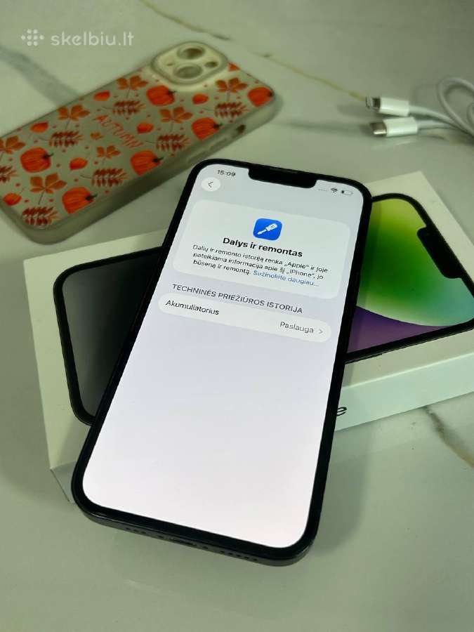 iPhone 14 128gb 79% Black - nuotraukos Nr. 11