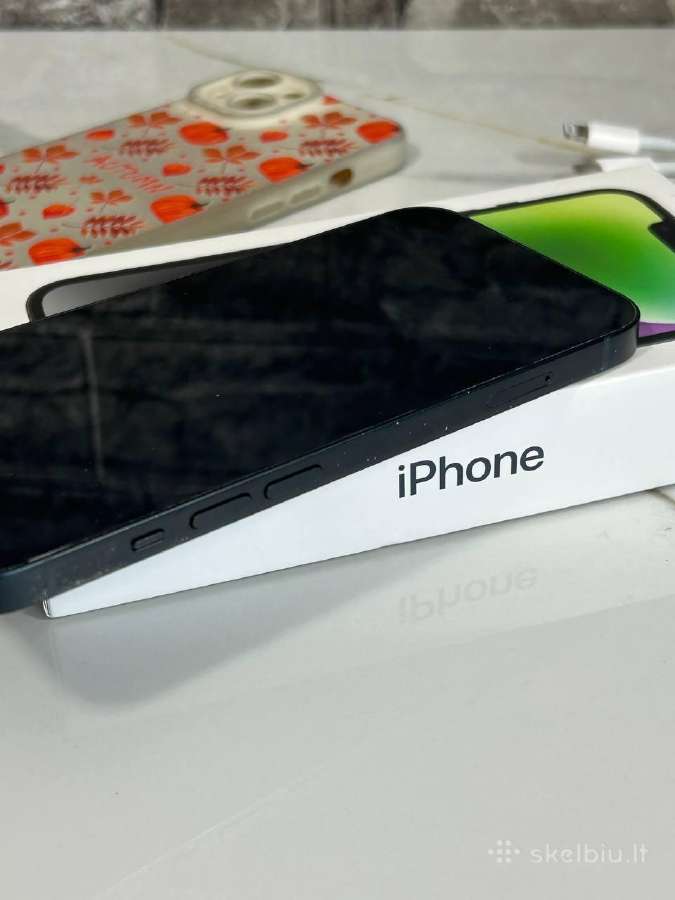 iPhone 14 128gb 79% Black - nuotraukos Nr. 2