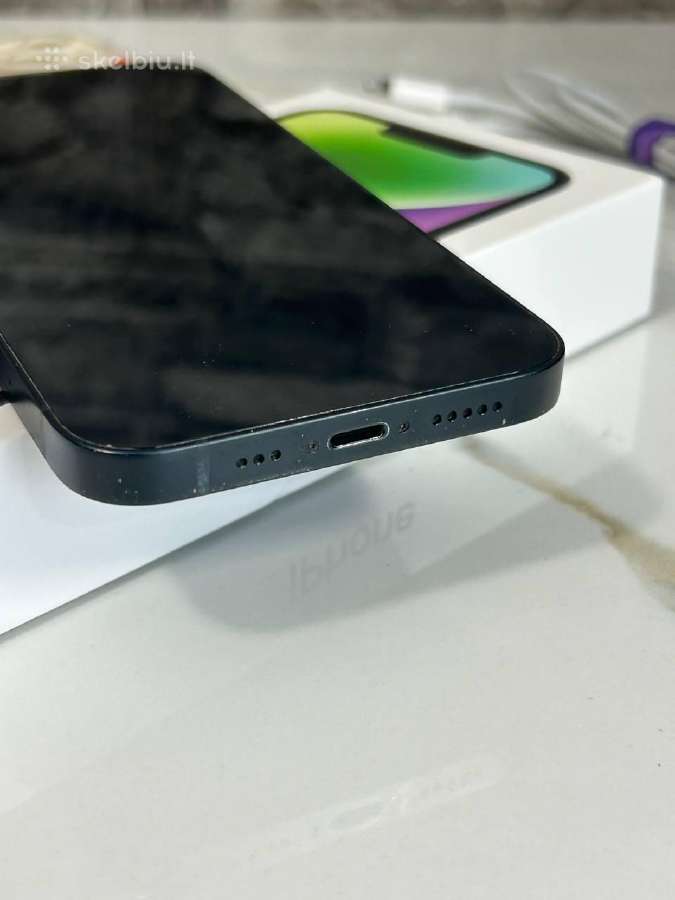 iPhone 14 128gb 79% Black - nuotraukos Nr. 7