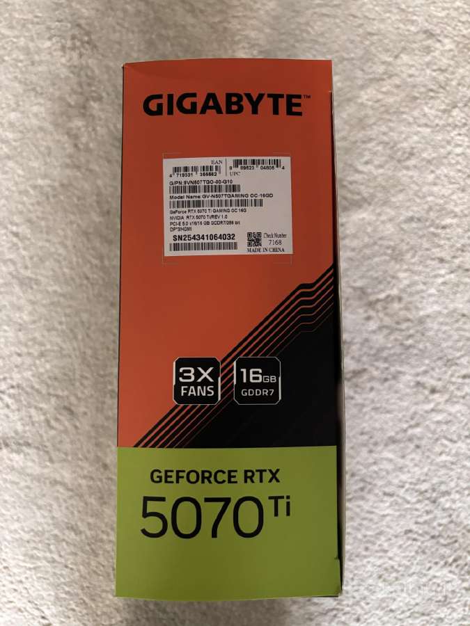 Rtx 5070 ti Gigabyte Gaming Oc beveik nauja - nuotraukos Nr. 9