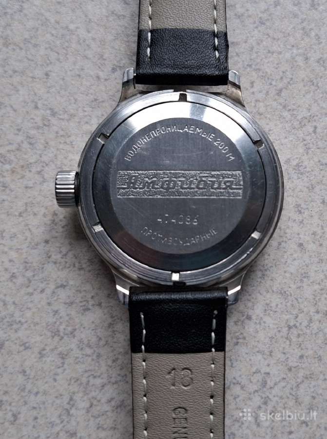 Sovietinis „vostok“ Komandirskie laikrodis - nuotraukos Nr. 3