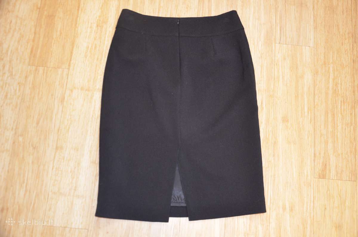 Klasikinis juodas sijonas 36 dydzio4€ - nuotraukos Nr. 2