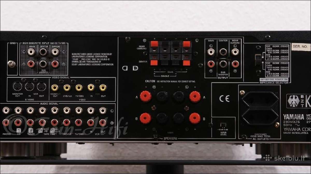 Hi-fi stiprintuvai-resyveriai Yamaha. - nuotraukos Nr. 5