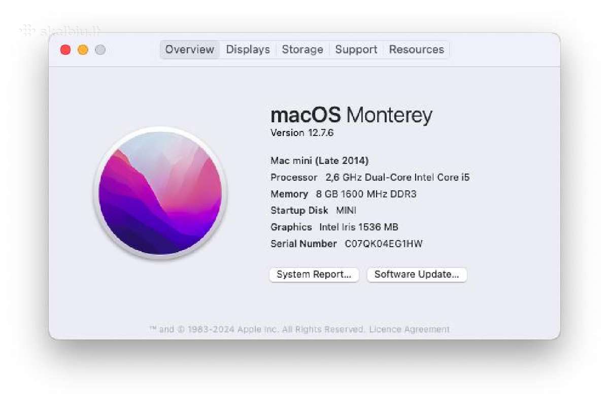 Mac Mini 2014 - nuotraukos Nr. 4