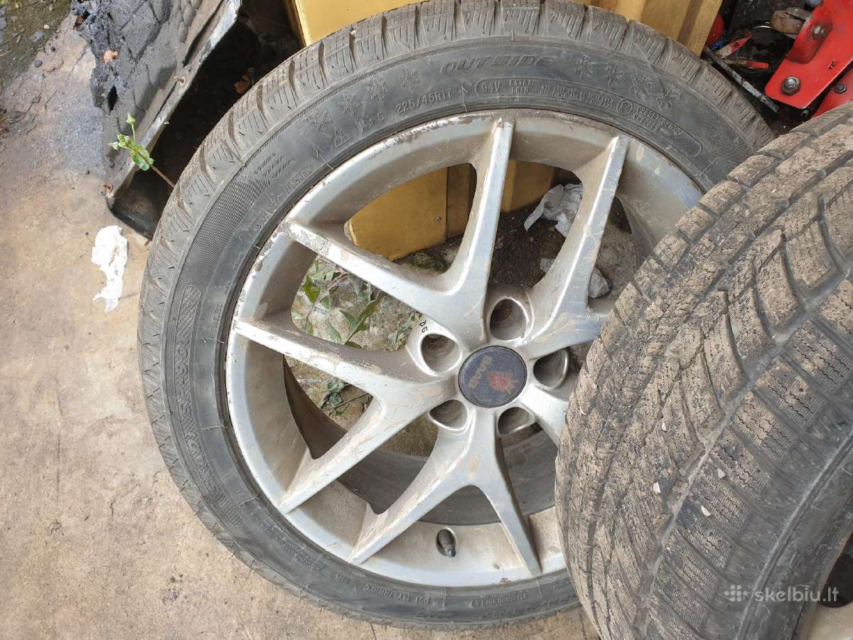Saab Opel ratl su labai Ok žieminėmis padangomis - nuotraukos Nr. 3