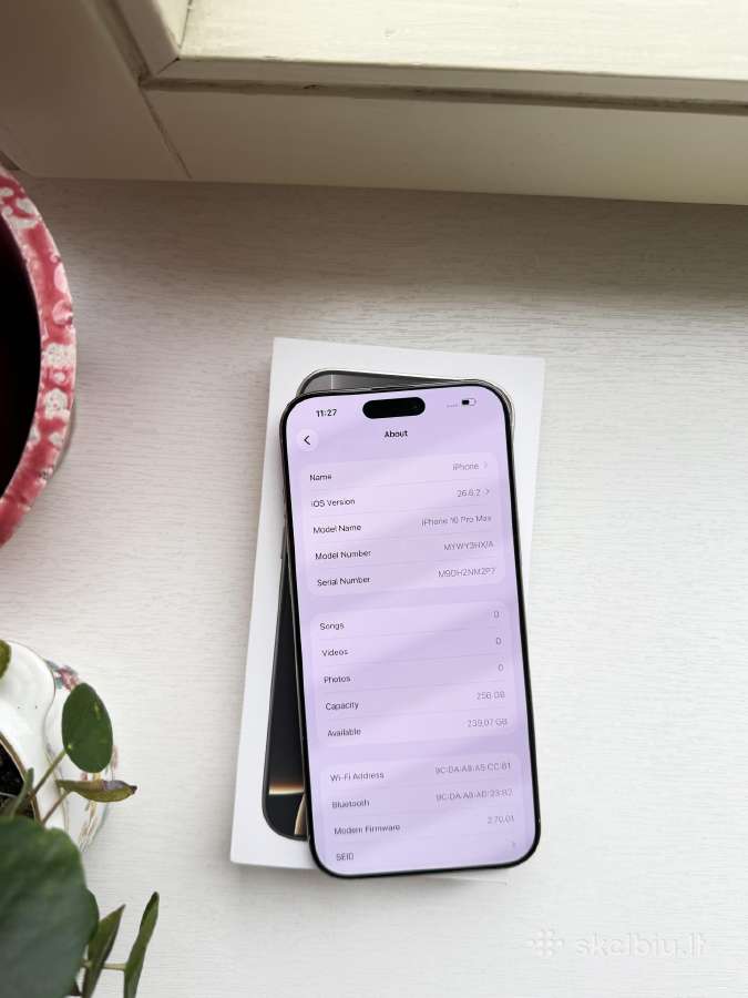 Apple iPhone 16 pro 512gb Geros būklės - nuotraukos Nr. 12