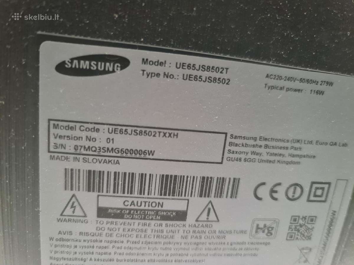 Samsung Qled 65 4k televizorius - nuotraukos Nr. 2