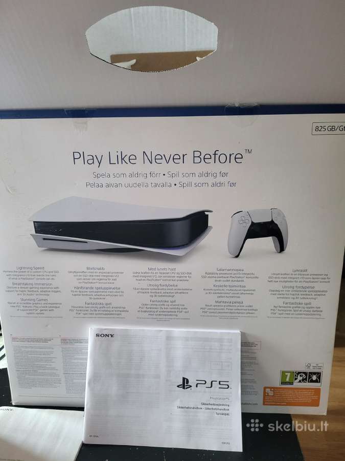 Sony Ps5 Disc Edition Komplektas LT Garantija - nuotraukos Nr. 6