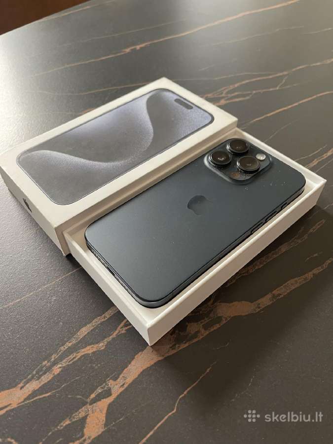 iPhone 15 Pro 256 Blue Titanium - nuotraukos Nr. 3