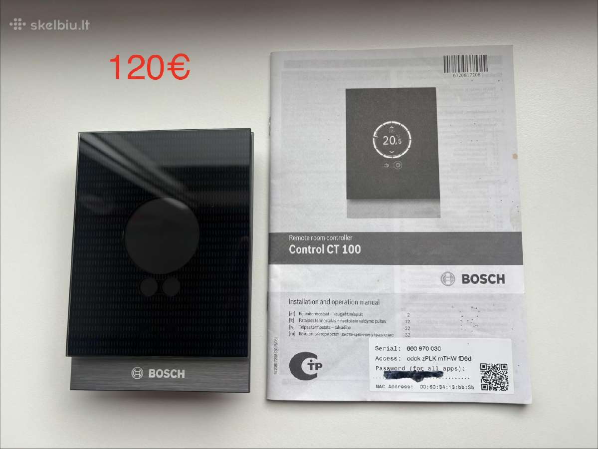 Bosch Ct100. ir Carlo Gavazziem340 Midmodbus - nuotraukos Nr. 2