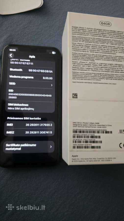iPhone 11 64gb. - nuotraukos Nr. 2