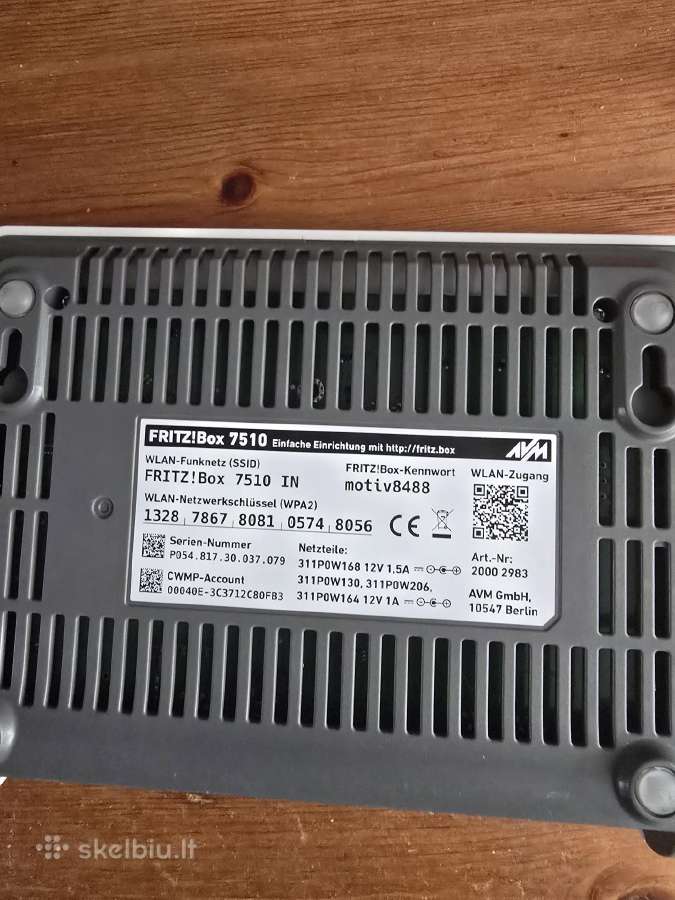 Fritz!box7510 - nuotraukos Nr. 3