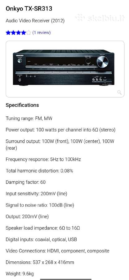Amc3025a,nad, Onkyo, Yamaha, Pioneer stiprintuvai - nuotraukos Nr. 30