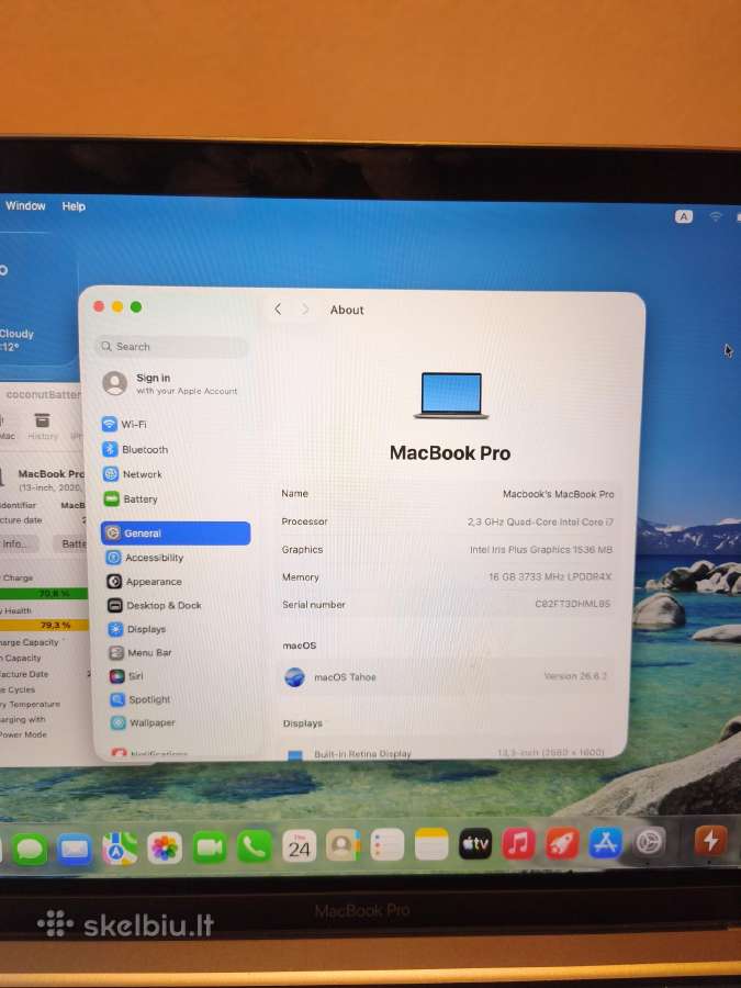 MacBook A2251, 16gb RAM - nuotraukos Nr. 7