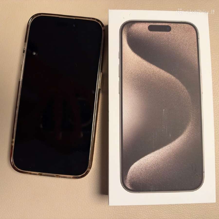 iPhone 15 Pro 128gb - nuotraukos Nr. 3