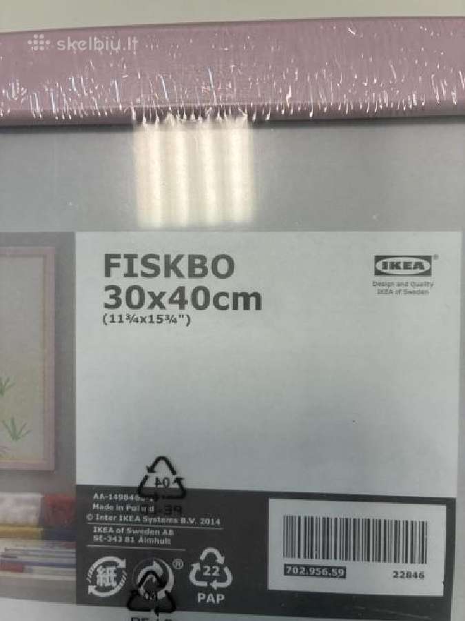 Naujas Ikea Fiskbo rėmelis 30x40 cm - nuotraukos Nr. 2