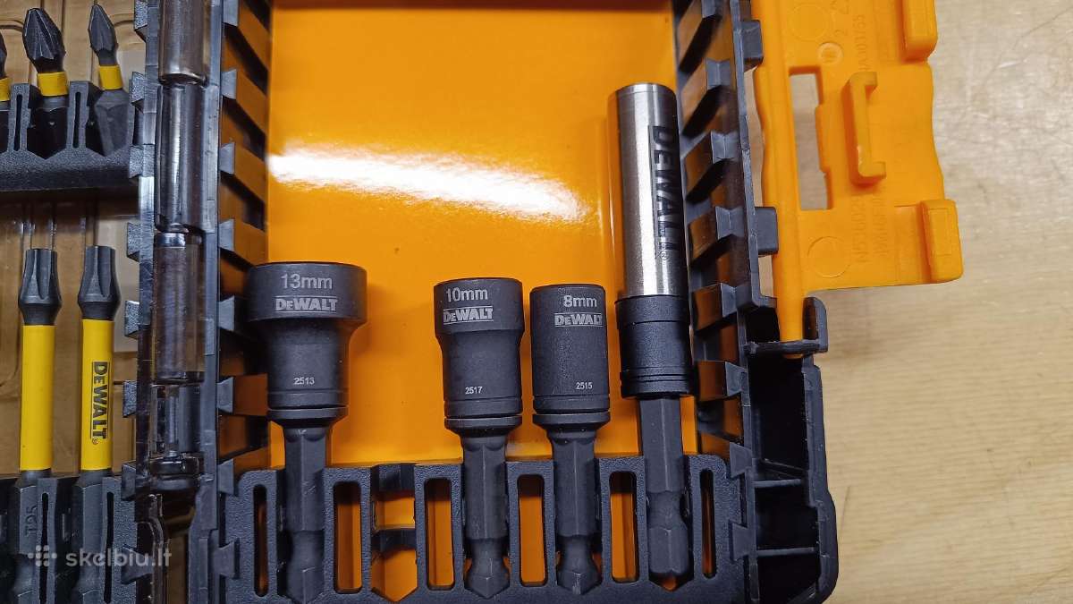 Dewalt Flextorq impact sukimo antgaliai bitukai - nuotraukos Nr. 2