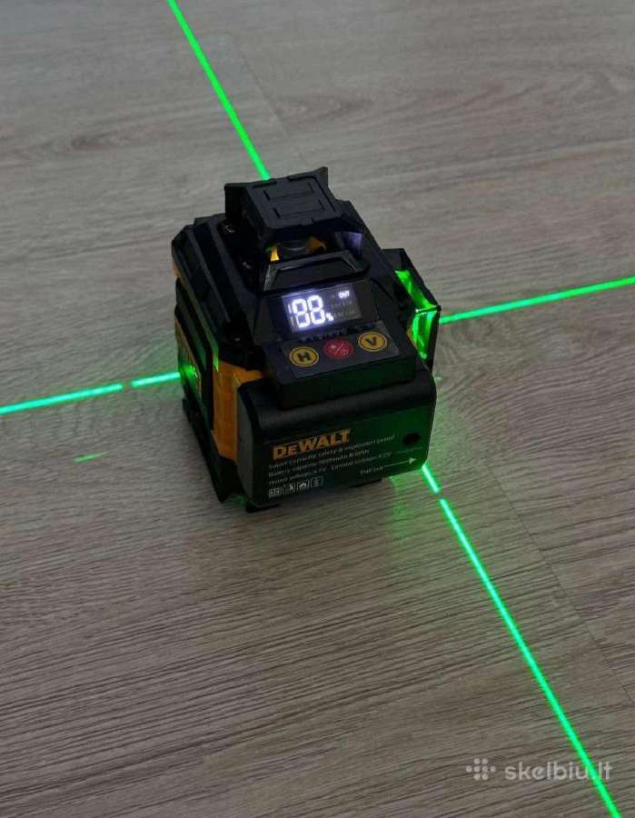 Statybinis lazeris (Dewalt) nivelyras 16 linijų - nuotraukos Nr. 4