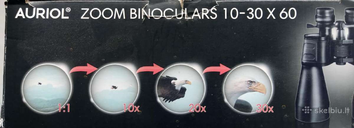 Žiūronai 10-30x60 - nuotraukos Nr. 2