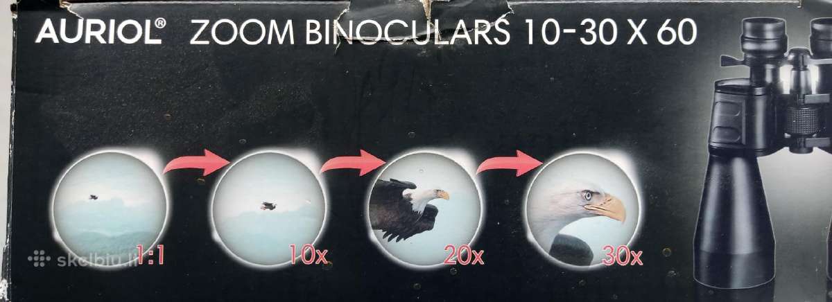 Žiūronai 10-30x60 - nuotraukos Nr. 2