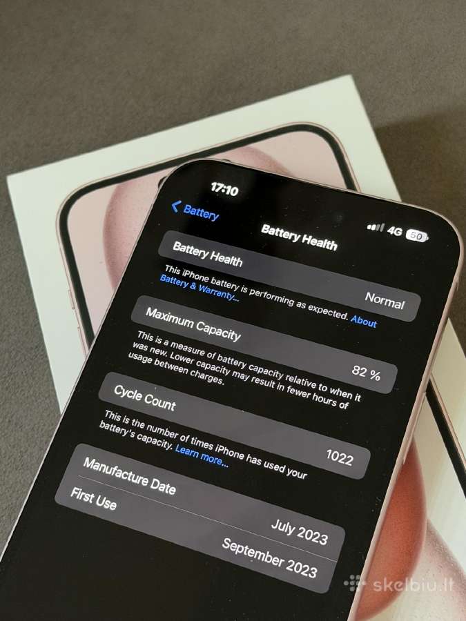 iPhone 15 Plus 256gb - nuotraukos Nr. 4