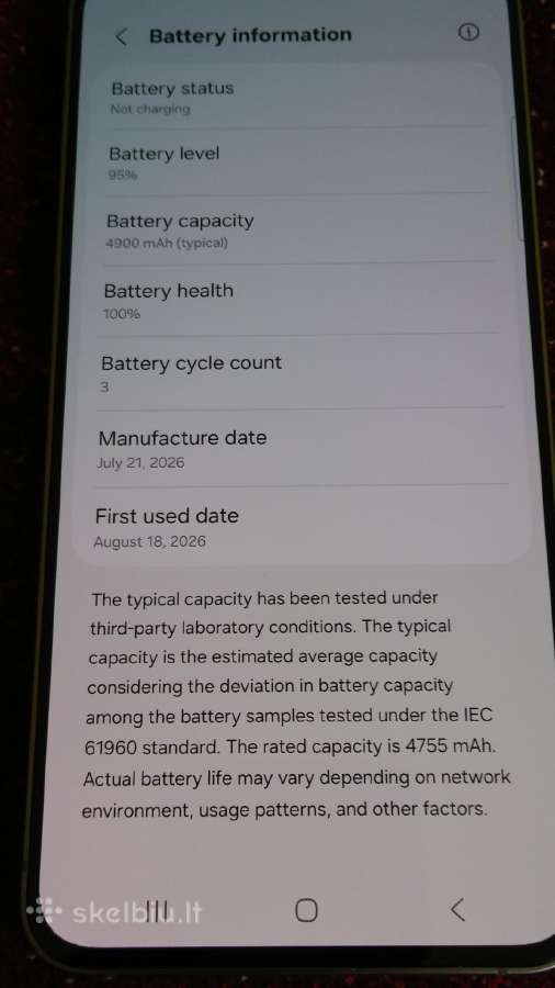 Samsung Galaxy S26 Fe 128gb/8gb - nuotraukos Nr. 3