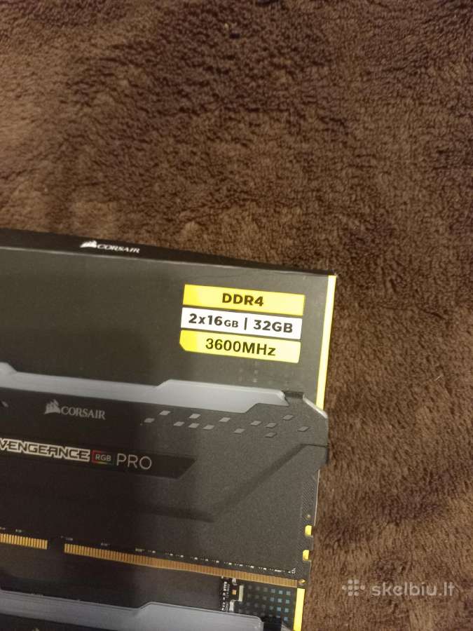 Corsair Vengeance Rgb Pro Ddr4 32 GB (216 GB) - nuotraukos Nr. 2
