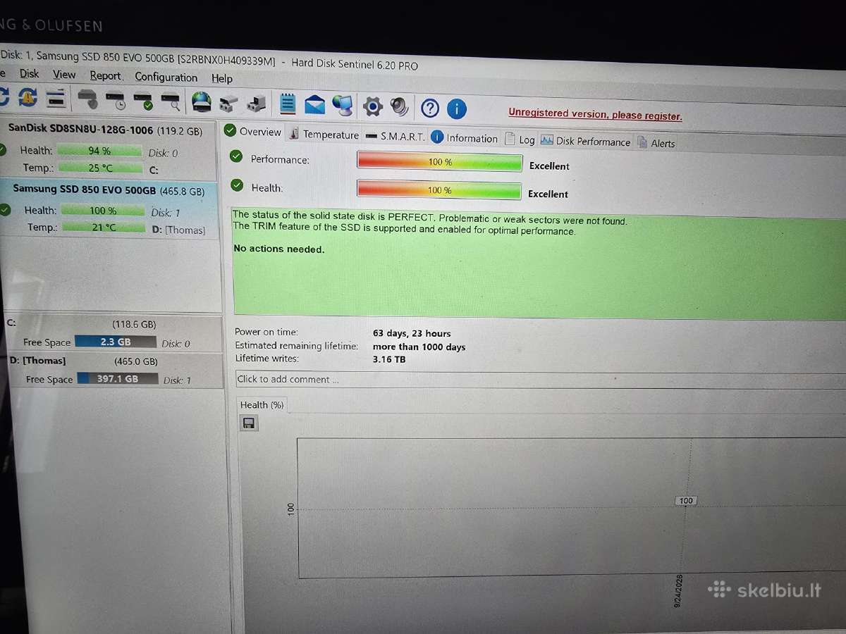Kaip nauji samsung EVO 870,850 500gb - nuotraukos Nr. 5