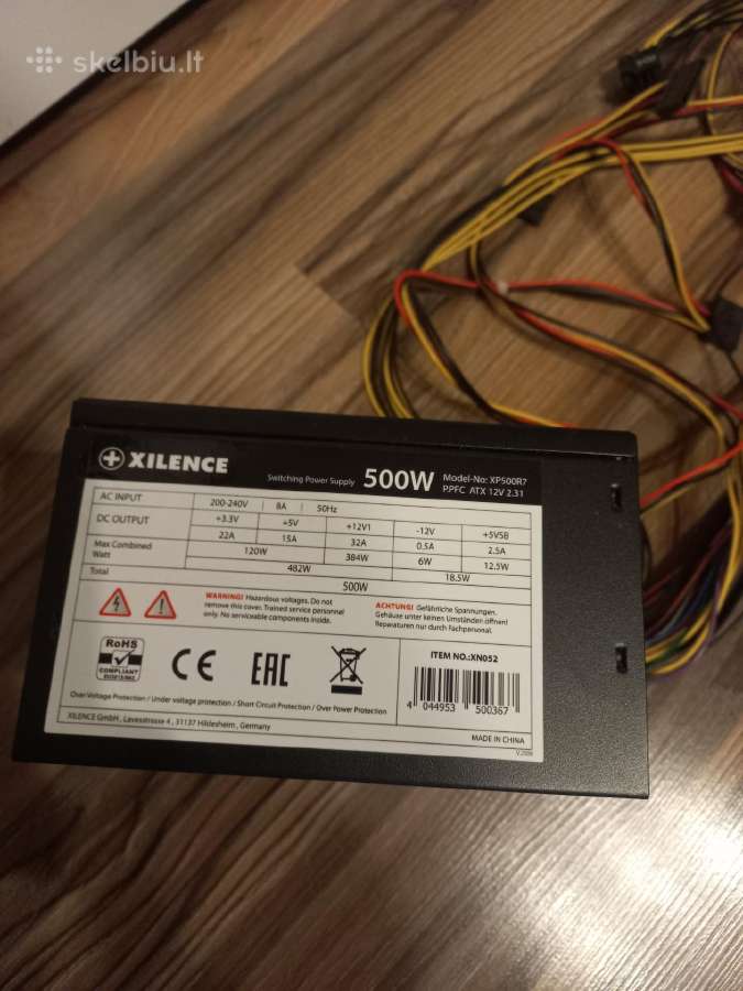 Xilence 500 W Xp500r7 - nuotraukos Nr. 2