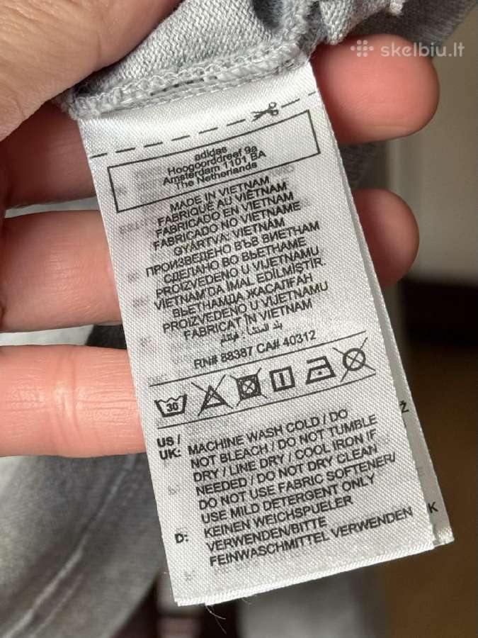 Adidas Mock Neck Tee vyriškas megztinis M dydis - nuotraukos Nr. 14