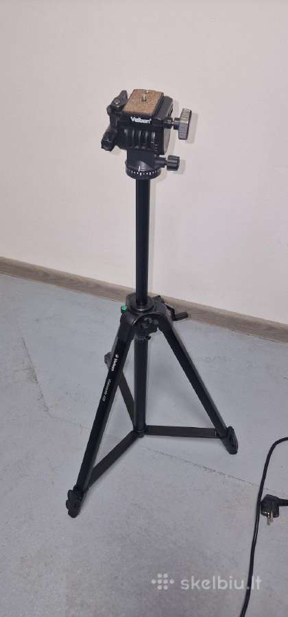 Velbon Videomate 438 + Manfrotto telefon laikiklis - nuotraukos Nr. 2