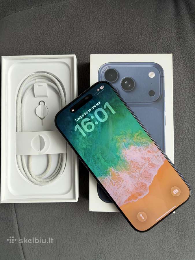 iPhone 17 Pro 256gb deep blue 990 Eur - nuotraukos Nr. 3