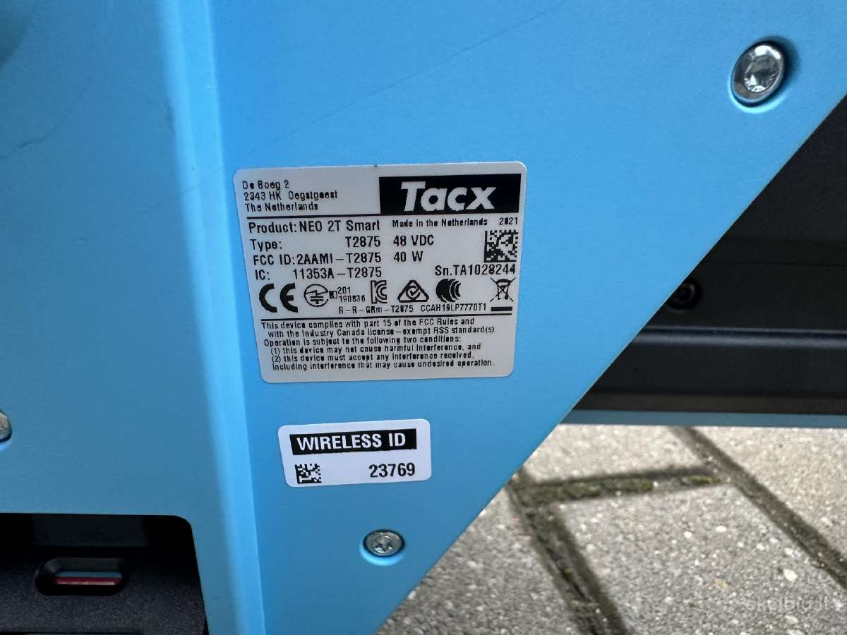 Garmin Tacx Neo 2t smart dviračio treniruoklis - nuotraukos Nr. 6