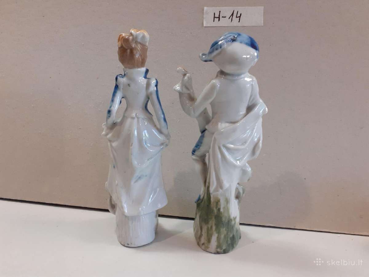 Porcelianinė rūmų dama ir trubadūras. - nuotraukos Nr. 2
