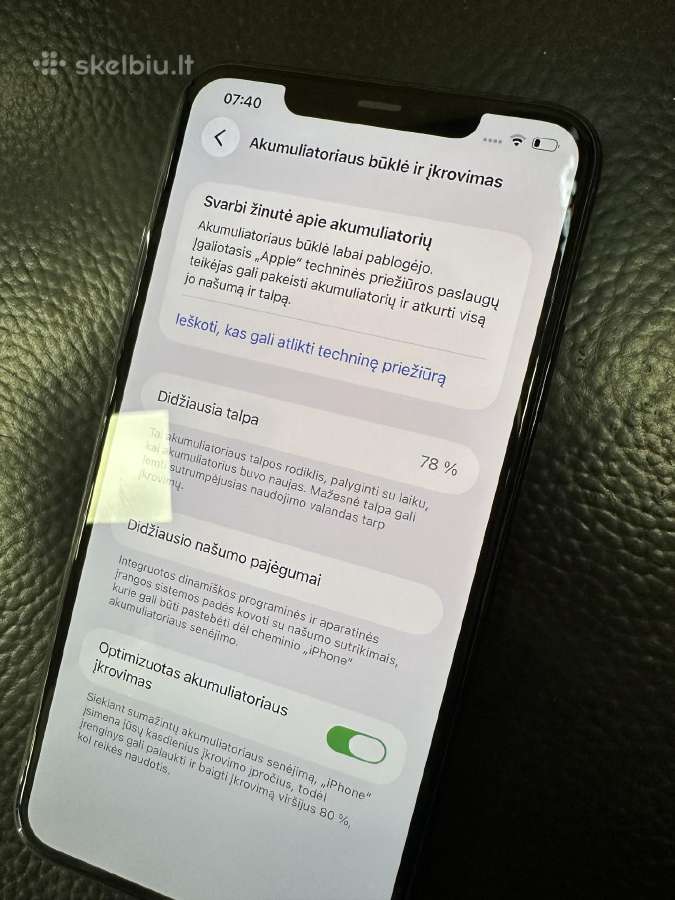 iPhone 11 pro max 256gb - nuotraukos Nr. 8