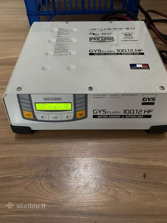 Gysflash 100.12 Hf–profesionalus 100 A įkroviklis - nuotraukos Nr. 3