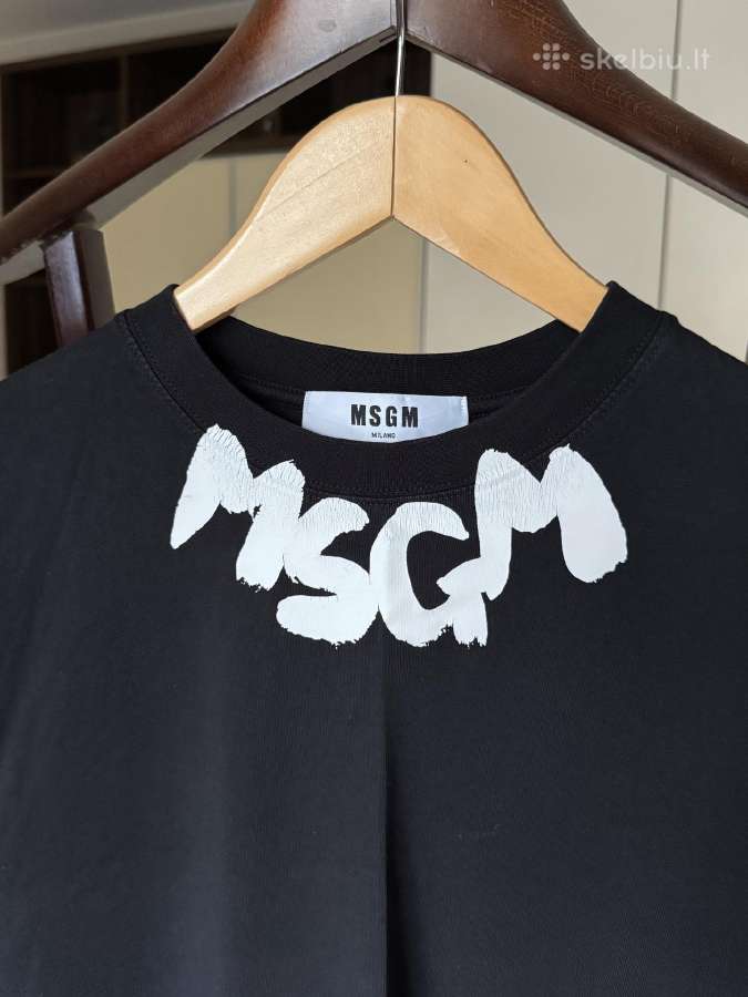 Msgm juoda medvilninė palaidinė m dydis - nuotraukos Nr. 2