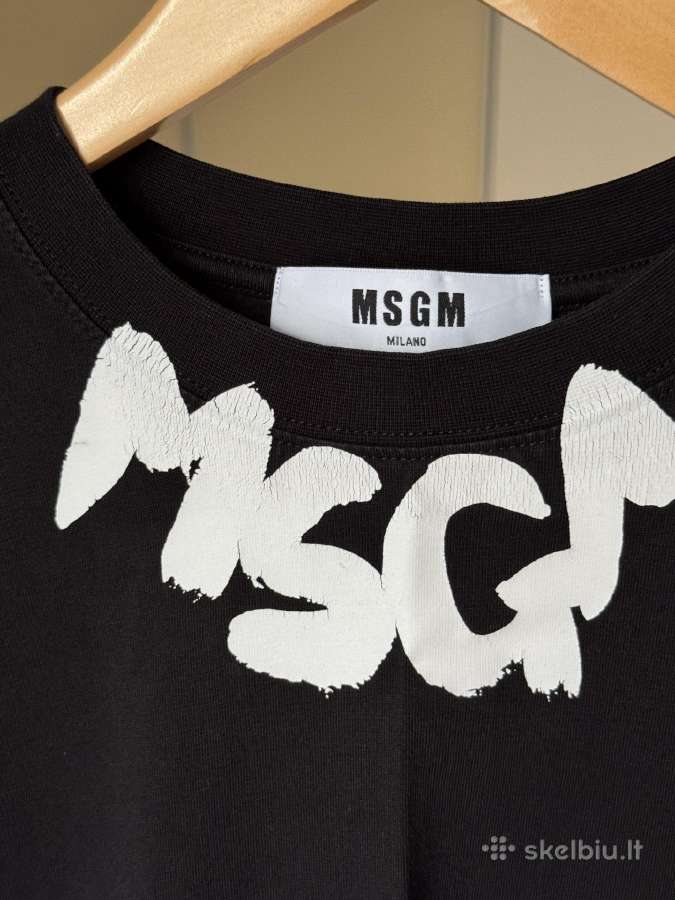 Msgm juoda medvilninė palaidinė m dydis - nuotraukos Nr. 3