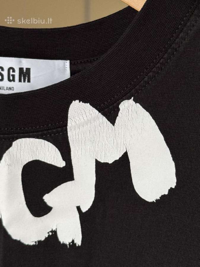 Msgm juoda medvilninė palaidinė m dydis - nuotraukos Nr. 4