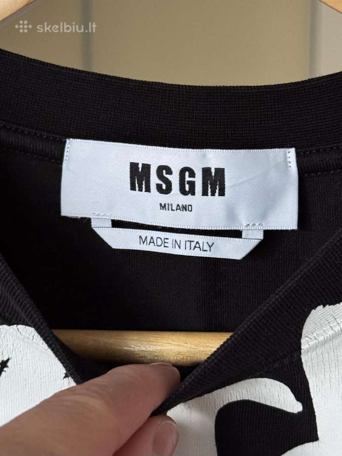 Msgm juoda medvilninė palaidinė m dydis - nuotraukos Nr. 5